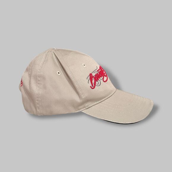 Barrett-Jackson Beige Embroidered Baseball Cap – Adjustable Hat - Picture 3 of 5